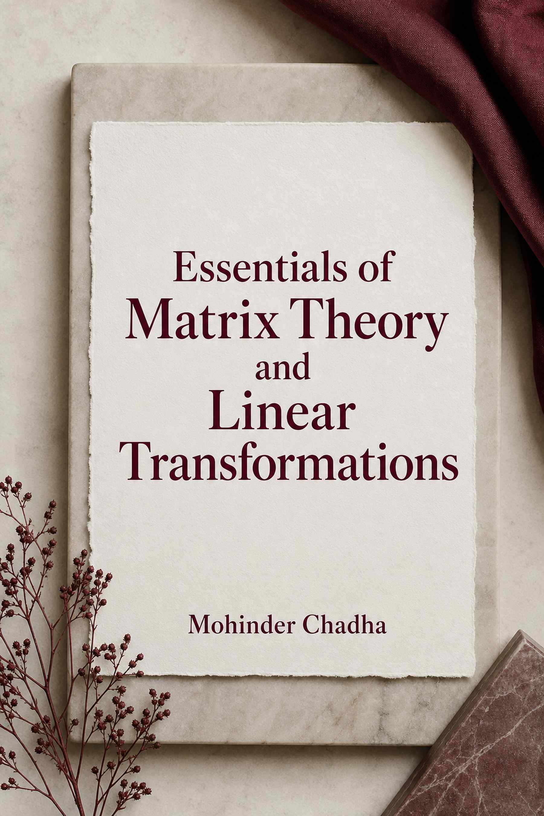 Cover of Essentials of Matrix Theory and Linear Transformations