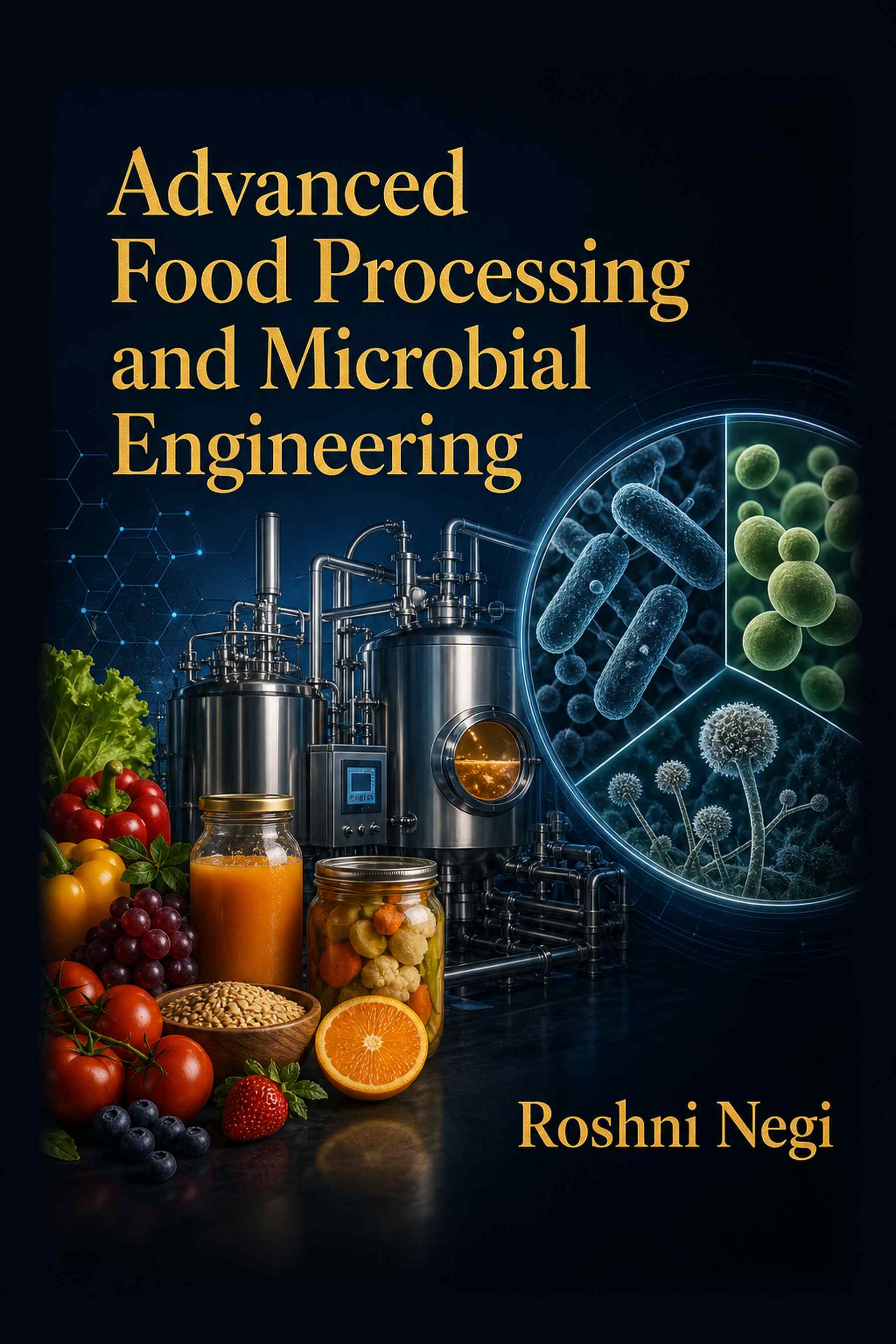 Front cover of Advanced Food Processing and Microbial Engineering by Roshni Negi