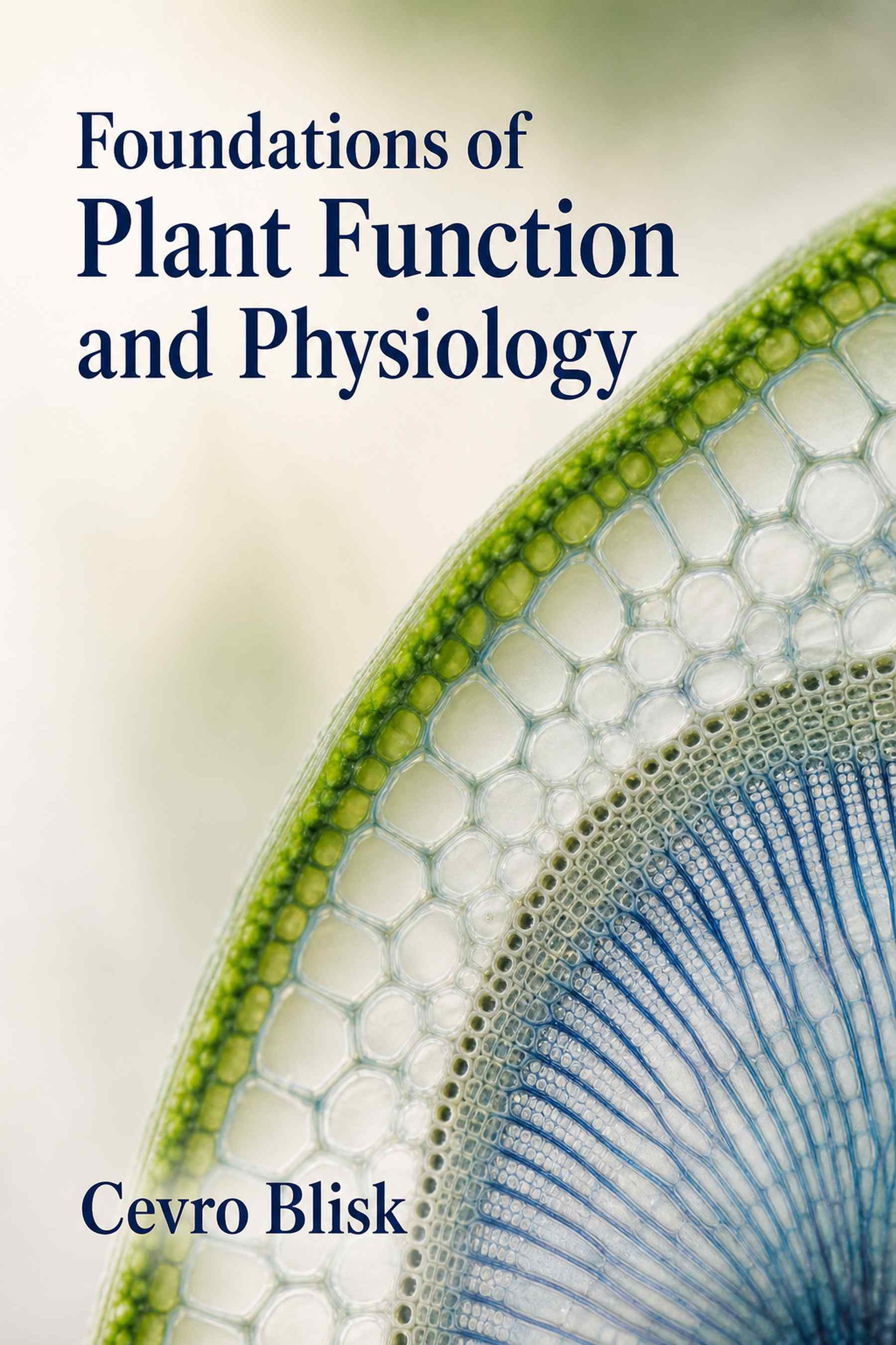 Cover of Foundations of Plant Function and Physiology