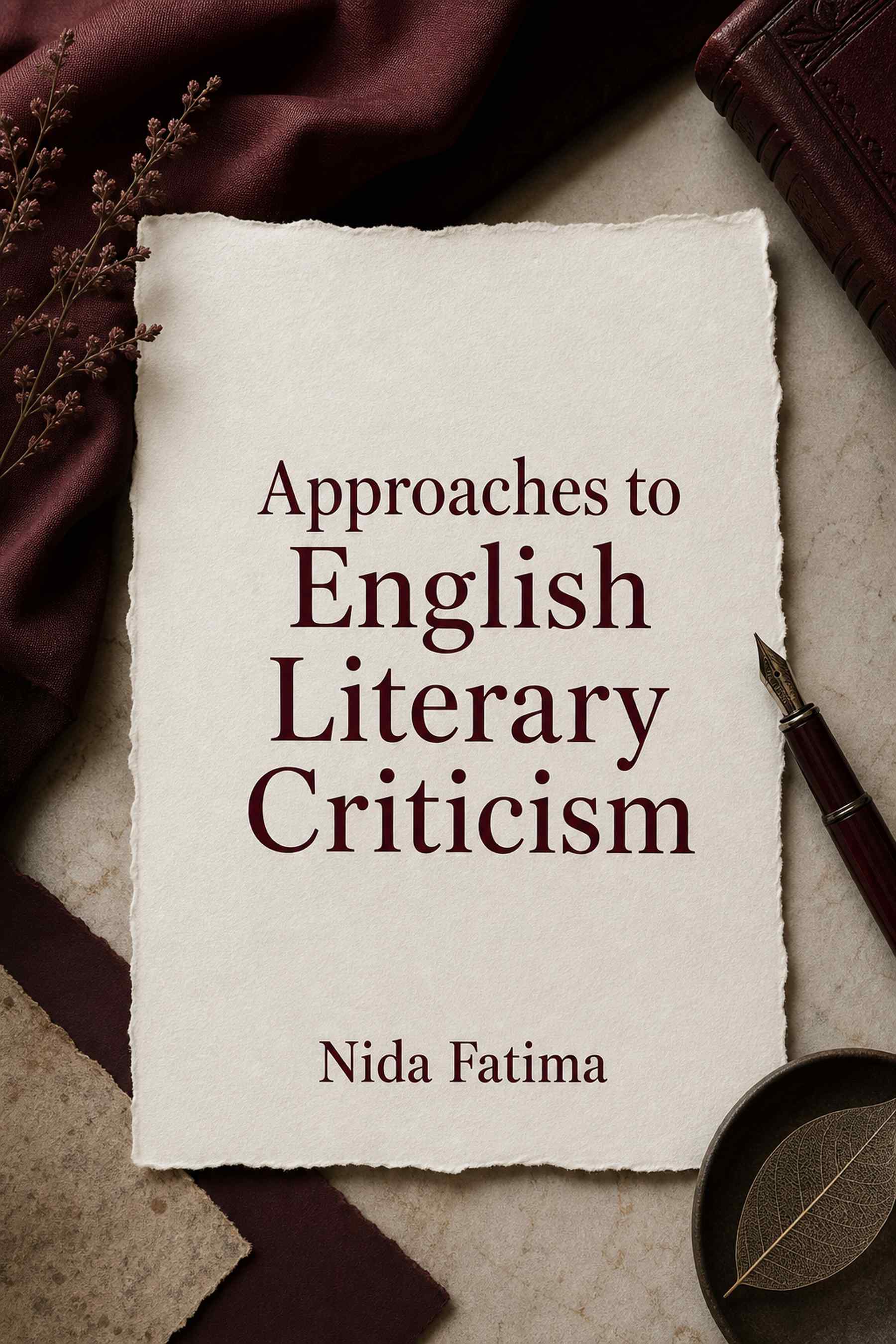Cover of Approaches to English Literary Criticism