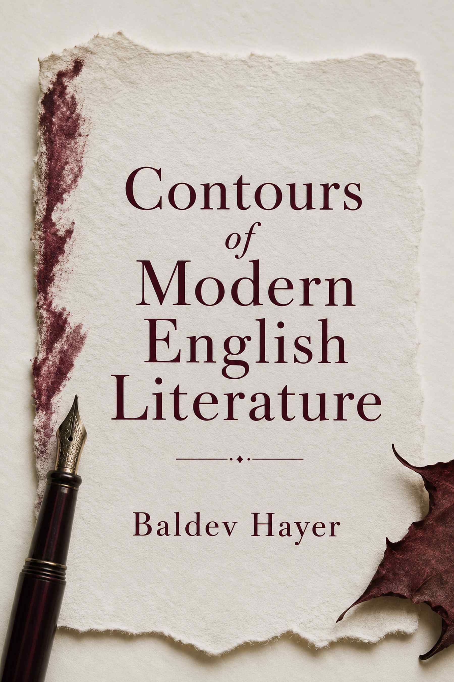 Cover of Contours of Modern English Literature