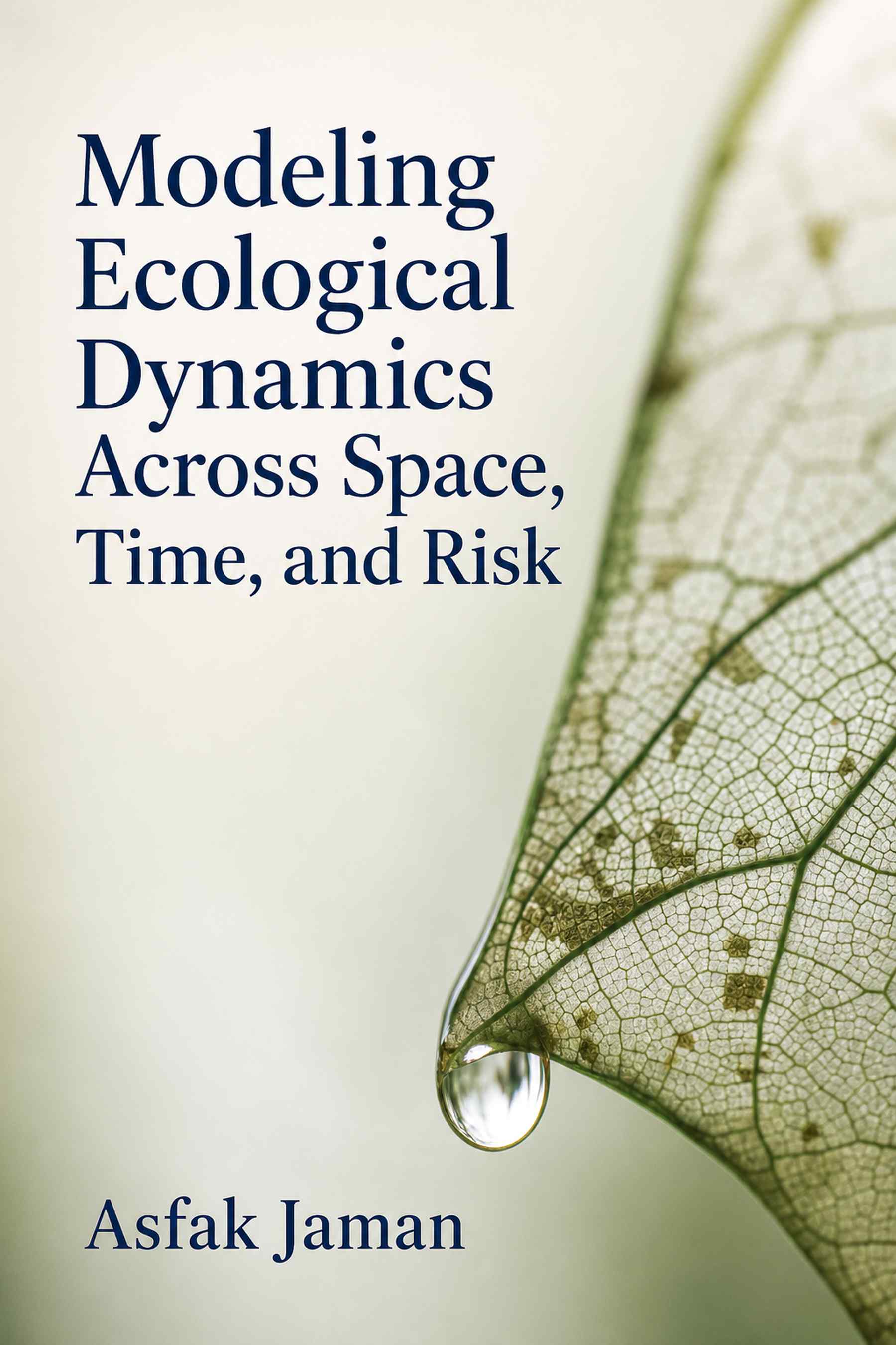 Cover of Modeling Ecological Dynamics Across Space, Time, and Risk
