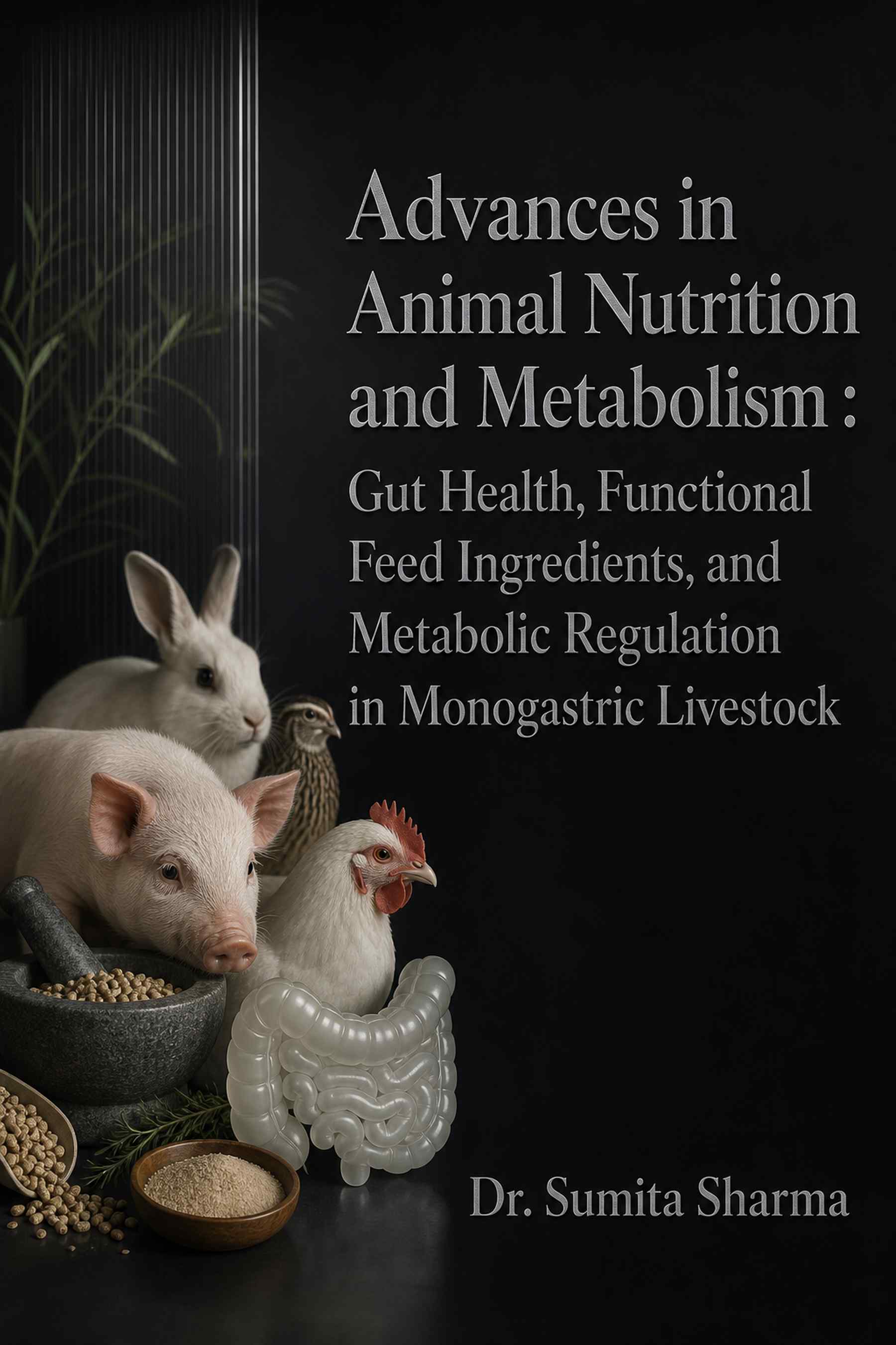 Front cover of Advances in Animal Nutrition and Metabolism : Gut Health, Functional Feed Ingredients, and Metabolic Regulation in Monogastric Livestock by Dr. Sumita Sharma