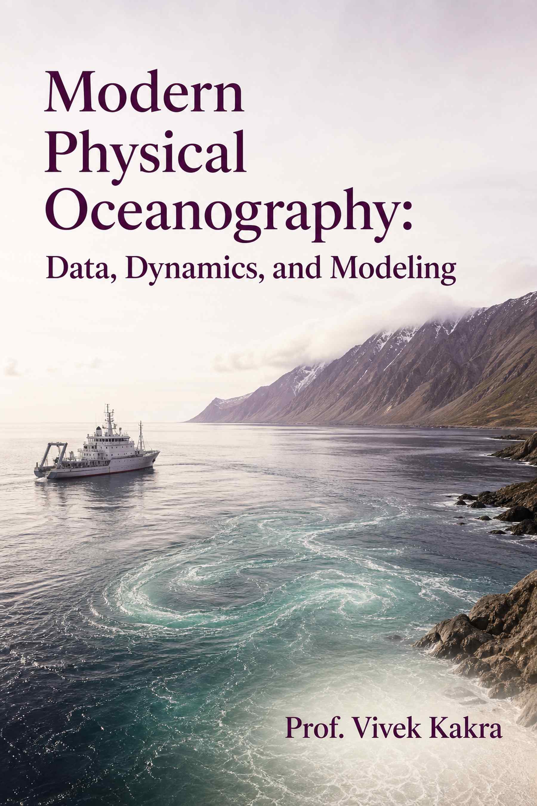 Front cover of Modern Physical Oceanography: Data, Dynamics, and Modeling by Prof. Vivek Kakra