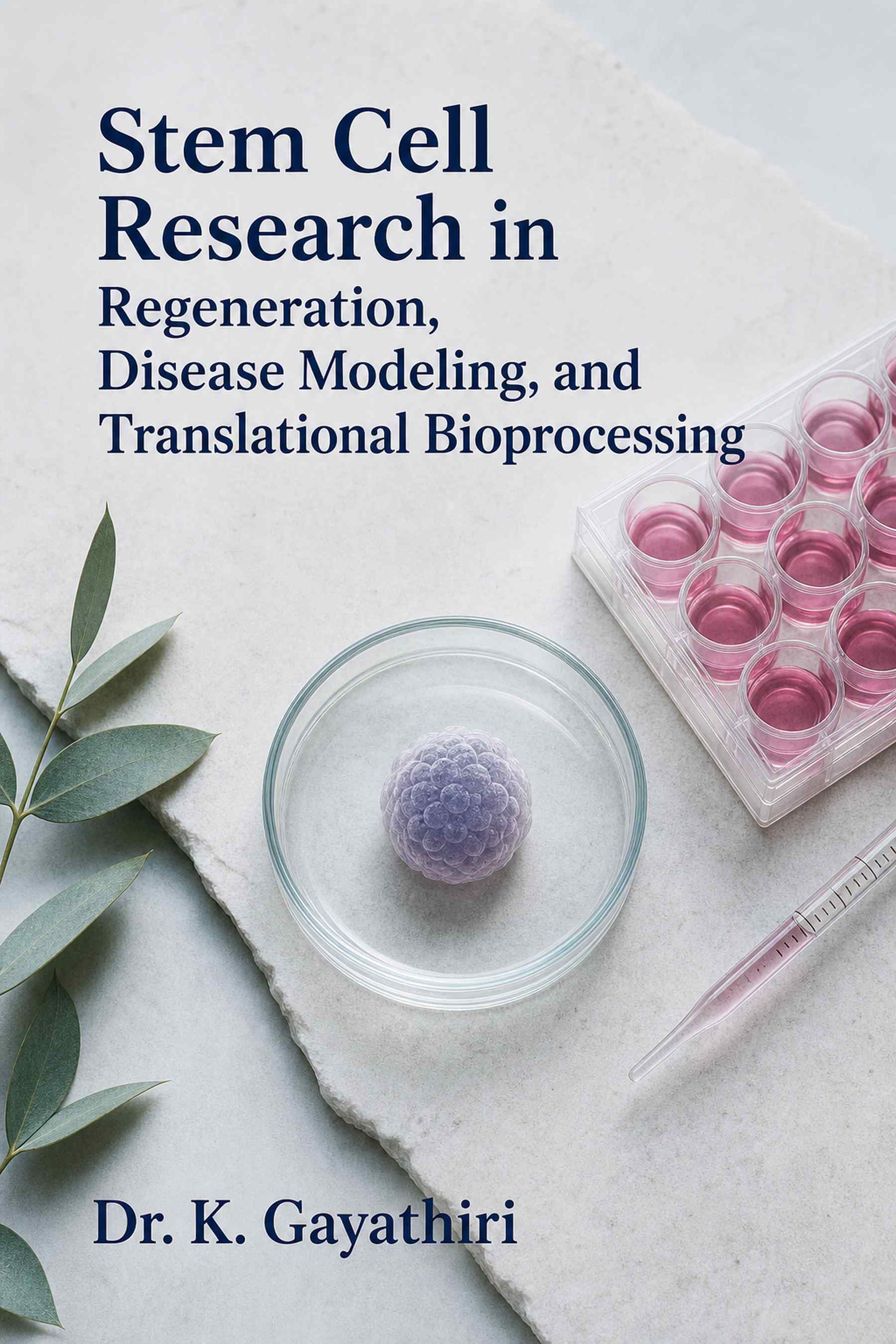 Cover of Stem Cell Research in Regeneration, Disease Modeling, and Translational Bioprocessing