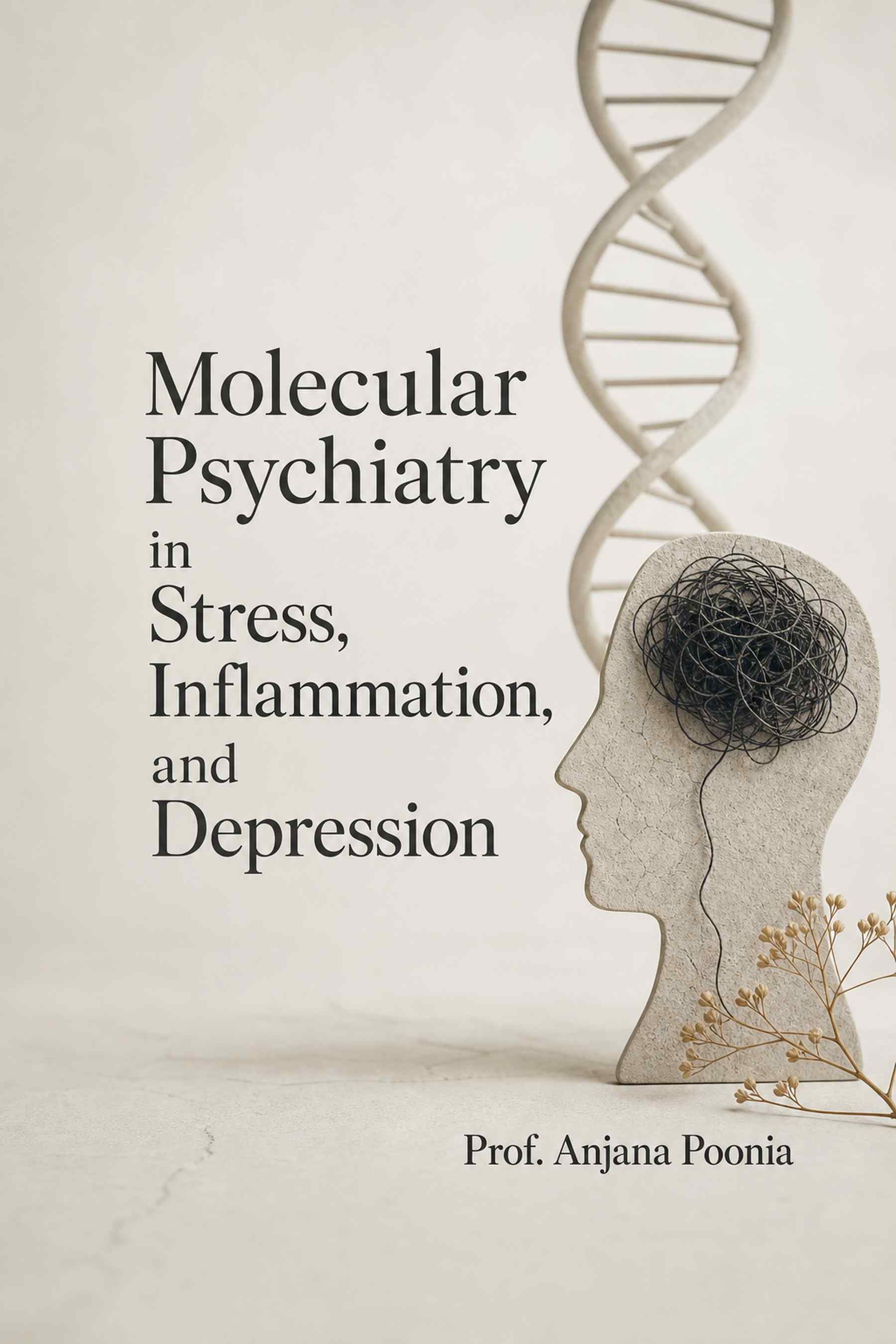 Front cover of Molecular Psychiatry in Stress, Inflammation, and Depression by Prof. Anjana Poonia
