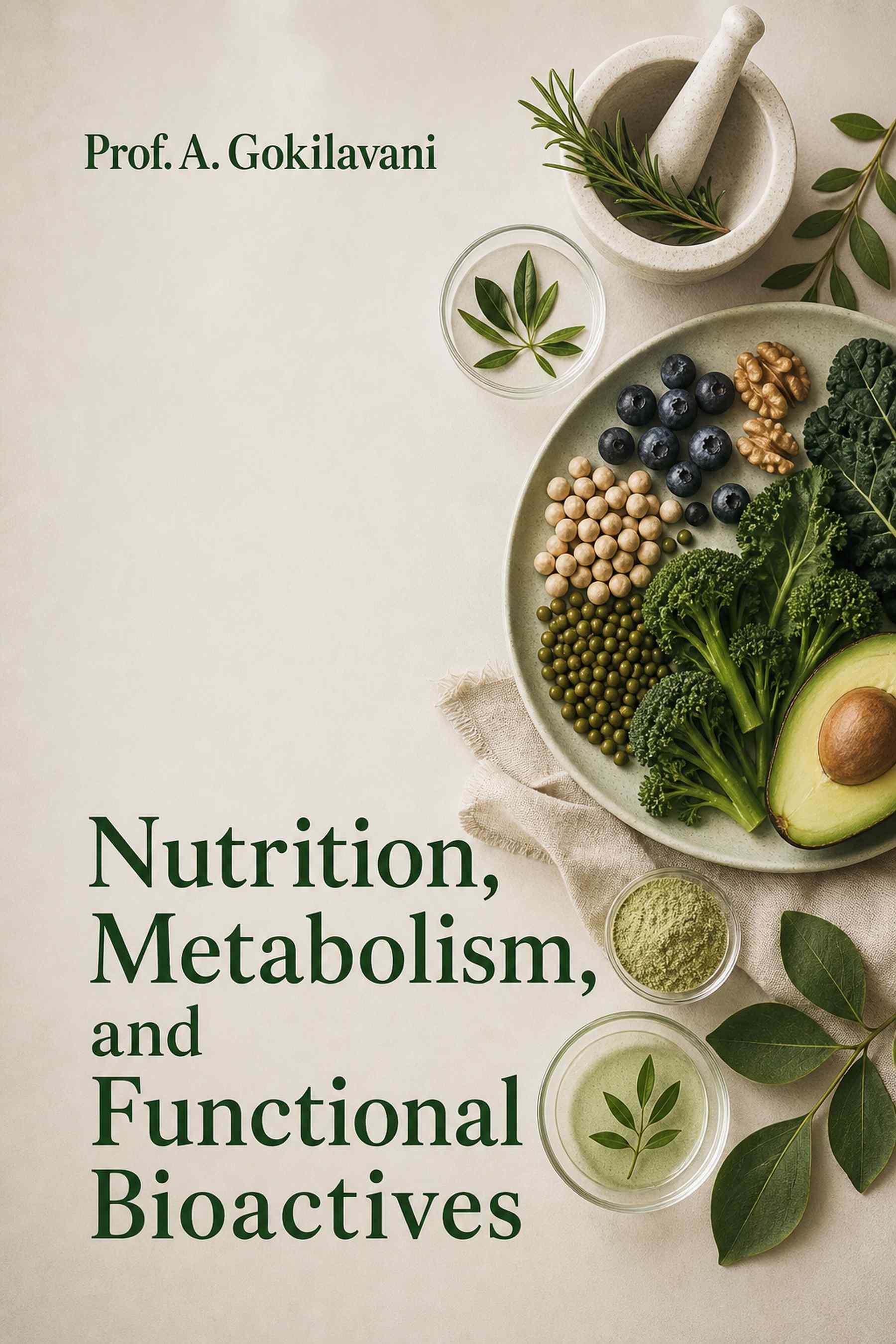 Front cover of Nutrition, Metabolism, and Functional Bioactives by Prof. A. Gokilavani