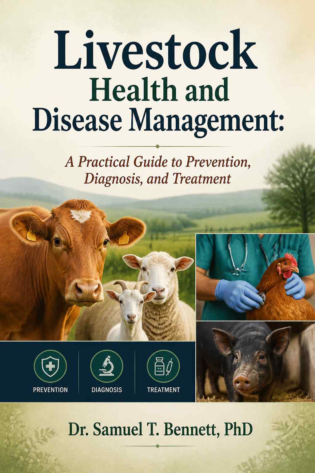 Cover of Livestock Health and Disease Management: A Practical Guide to Prevention, Diagnosis, and Treatment
