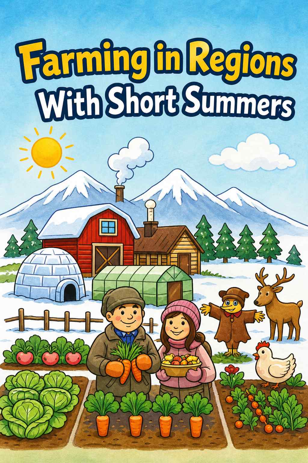 Front cover of Farming in Regions With Short Summers by Kidlet