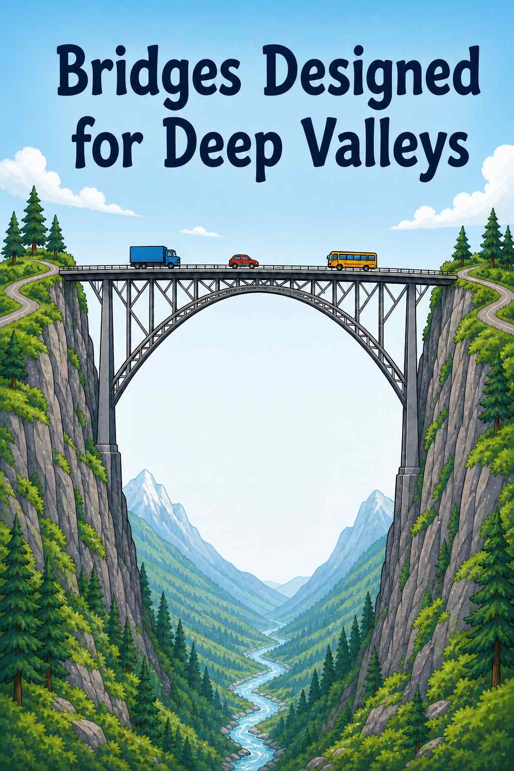 Cover of Bridges Designed for Deep Valleys