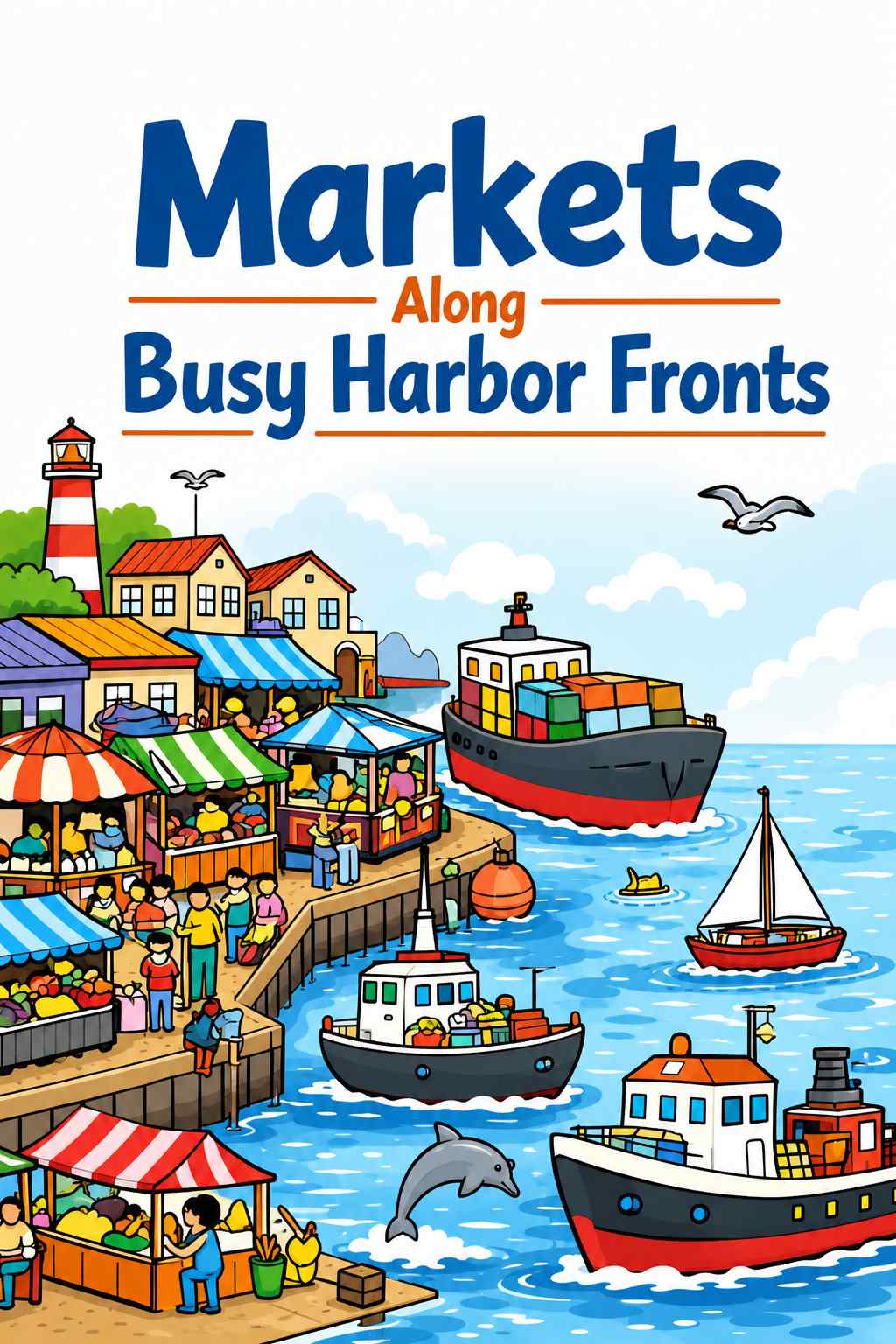 Cover of Markets Along Busy Harbor Fronts