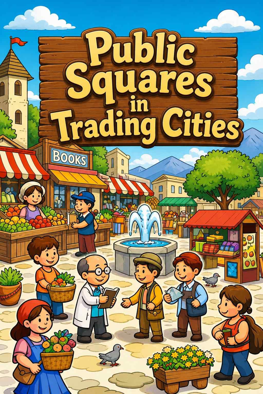Front cover of Public Squares in Trading Cities by Kidlet
