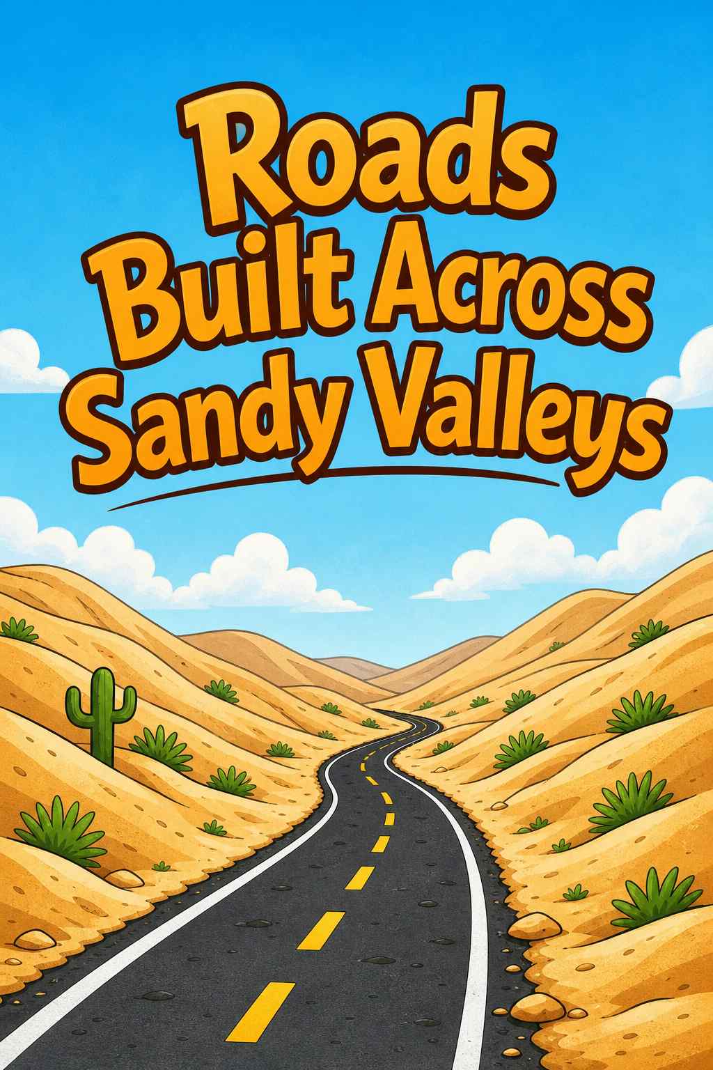 Front cover of Roads Built Across Sandy Valleys by Kidlet