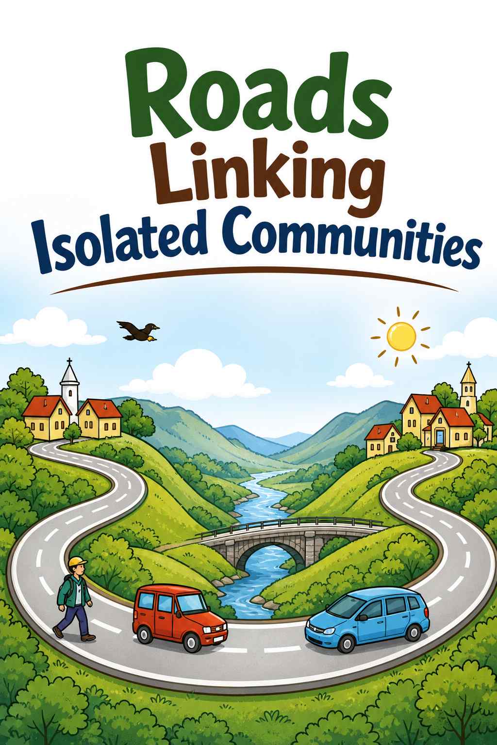 Front cover of Roads Linking Isolated Communities by Kidlet