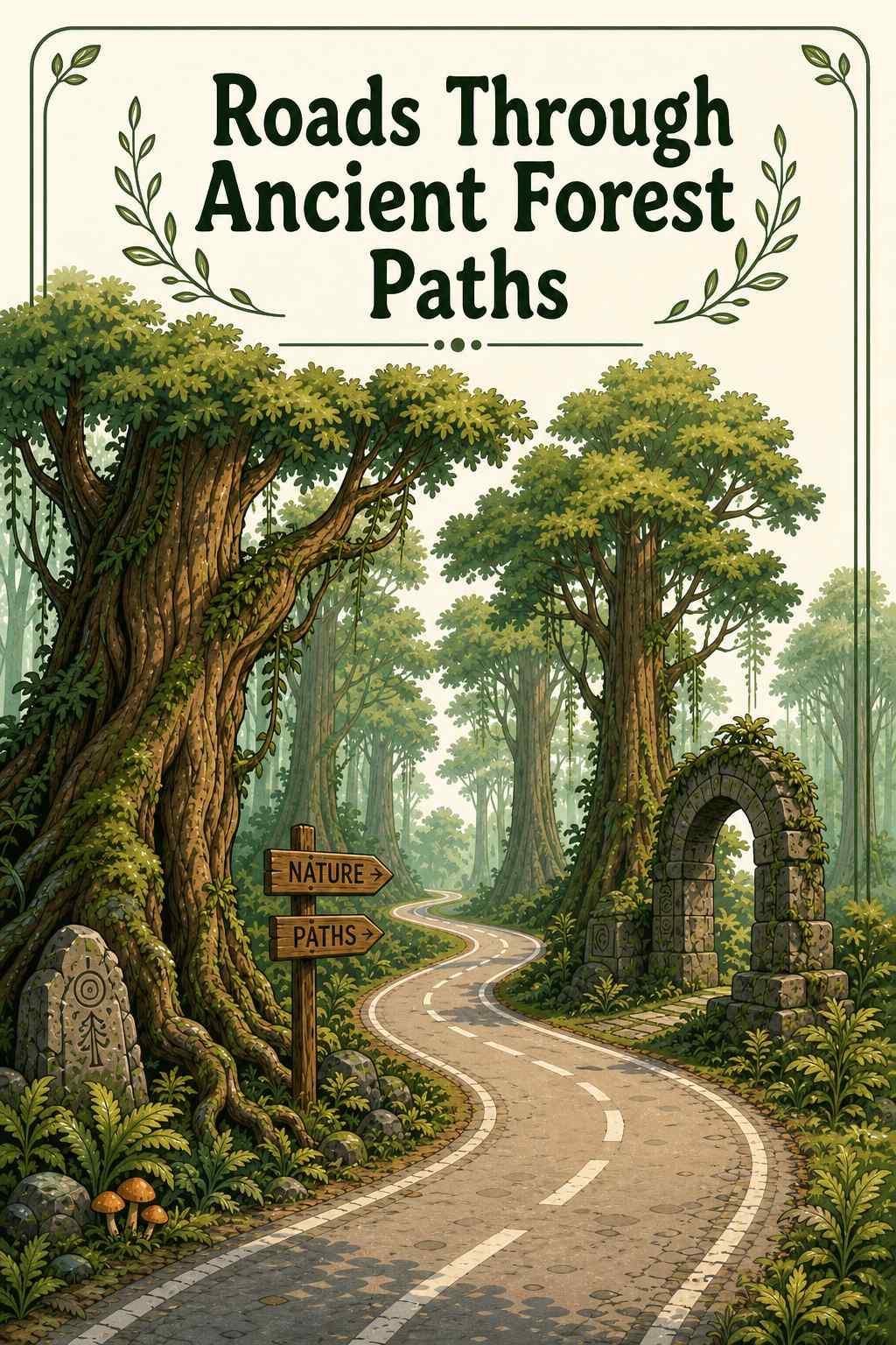 Cover of Roads Through Ancient Forest Paths