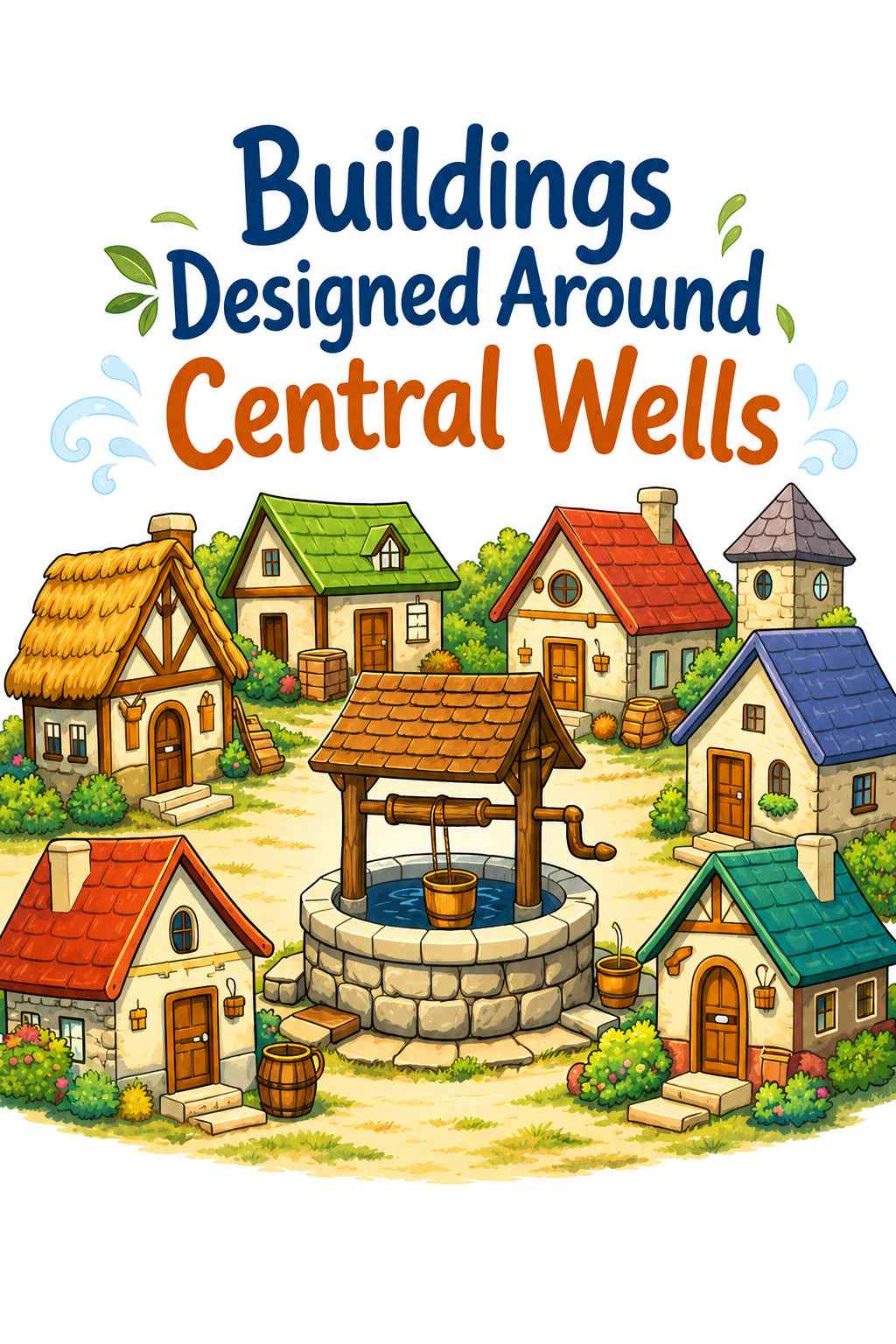 Cover of Buildings Designed Around Central Wells