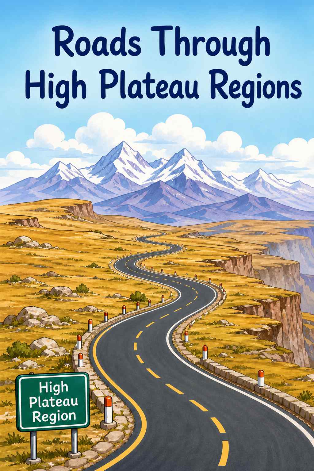 Cover of Roads Through High Plateau Regions