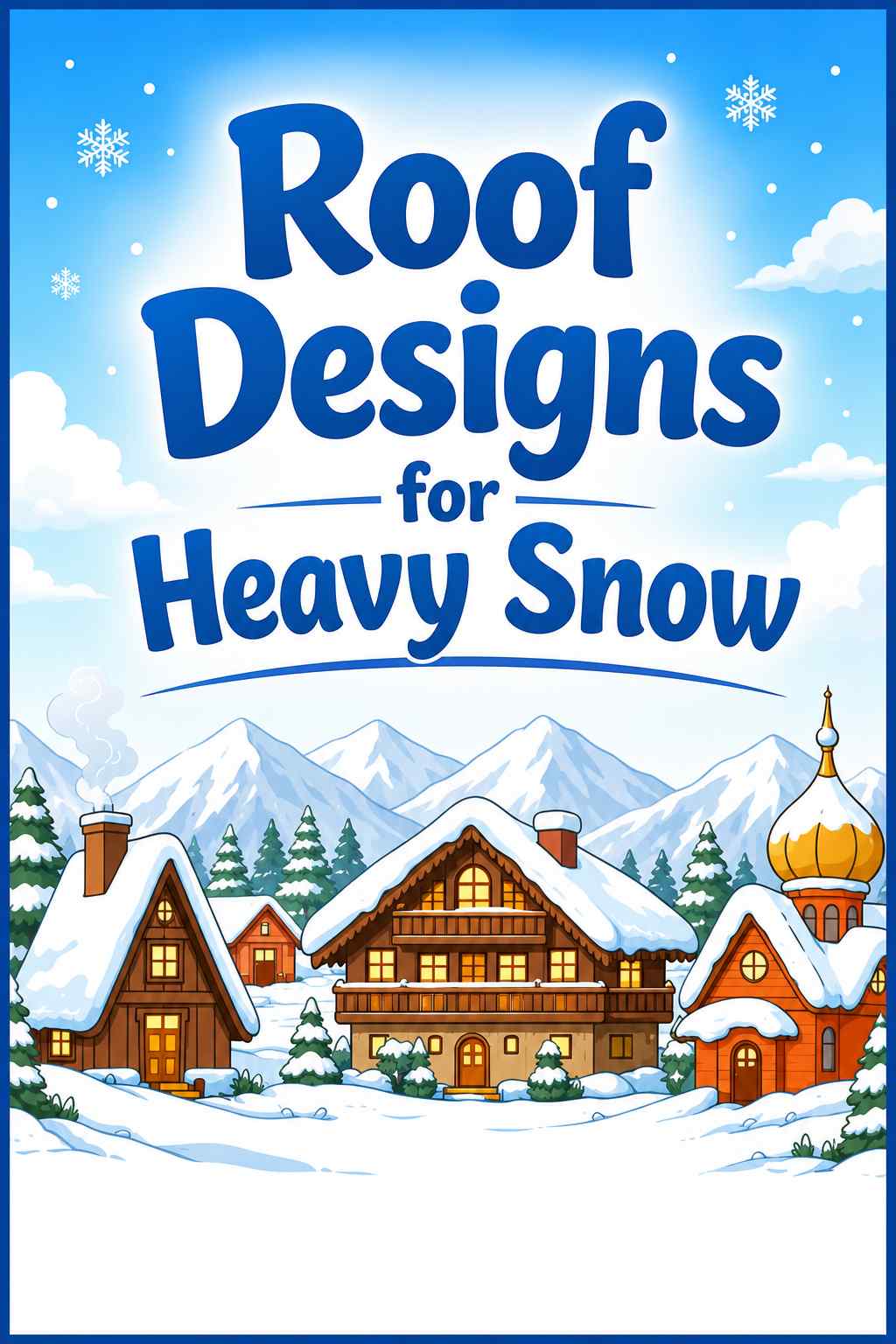 Cover of Roof Designs for Heavy Snow