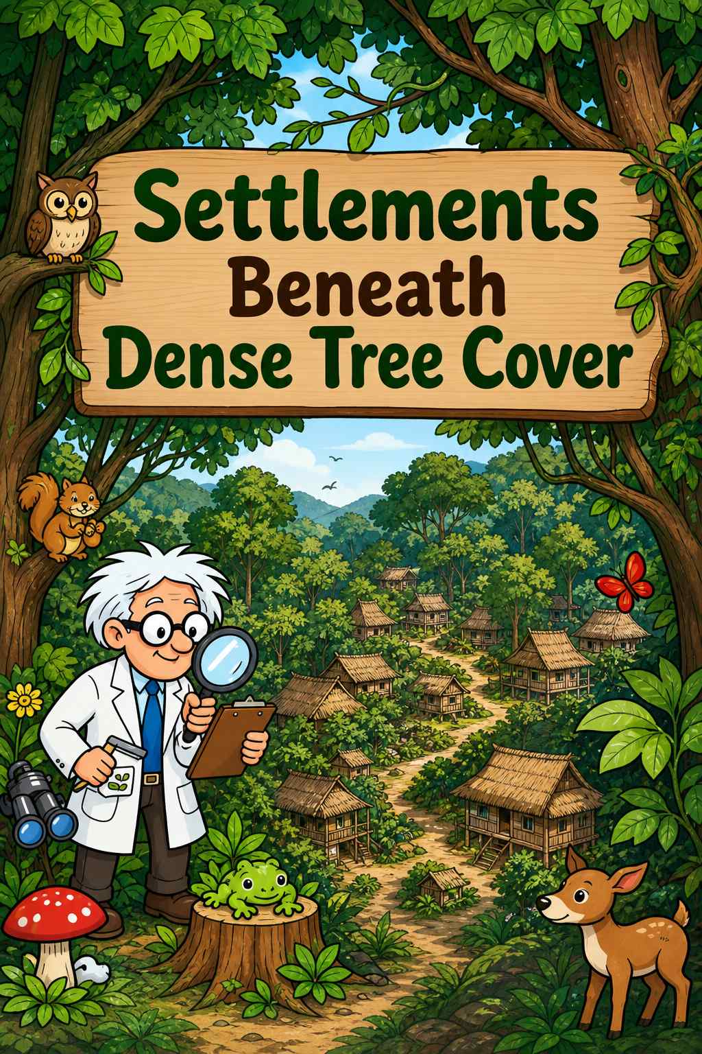 Front cover of Settlements Beneath Dense Tree Cover by Kidlet