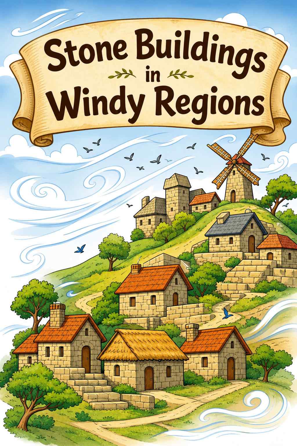 Cover of Stone Buildings in Windy Regions