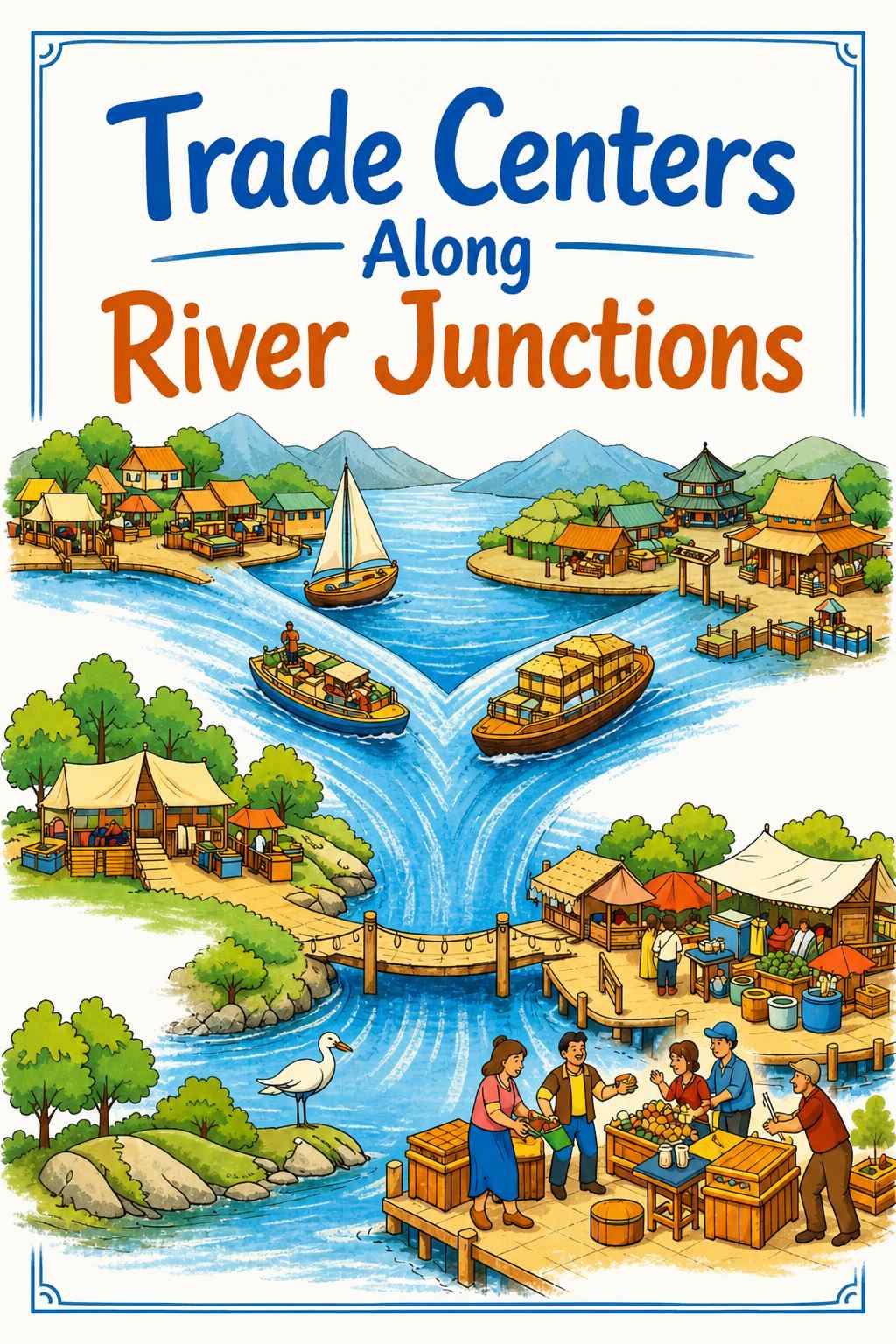 Cover of Trade Centers Along River Junctions