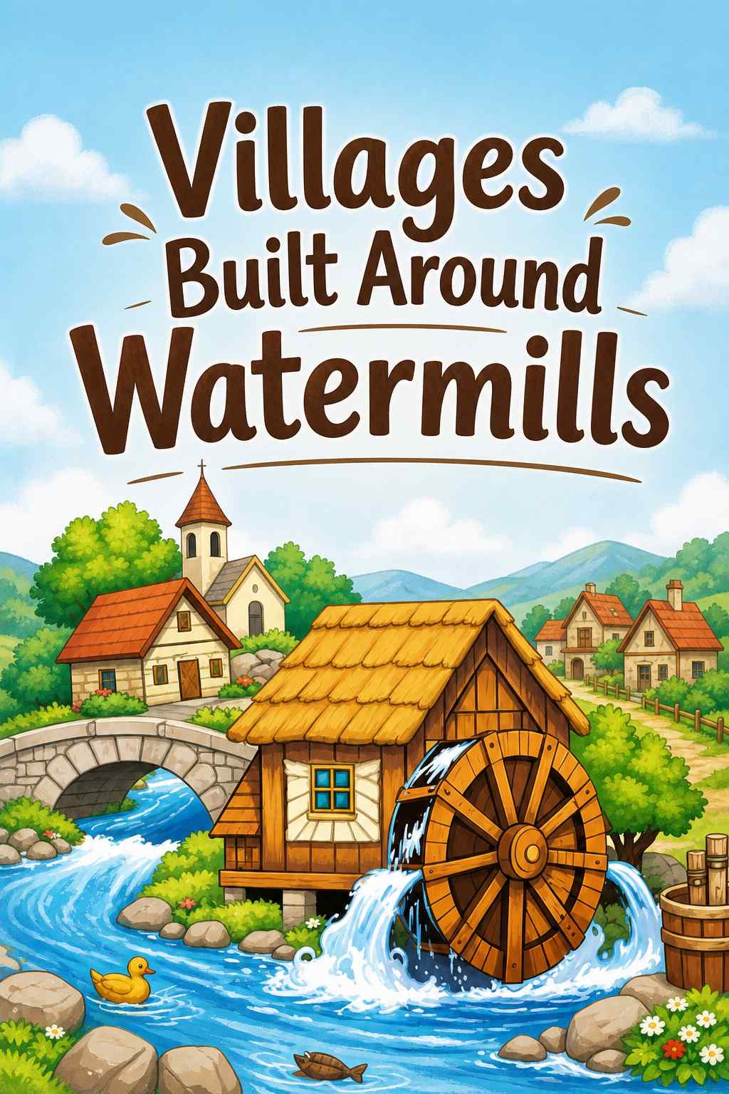 Cover of Villages Built Around Watermills