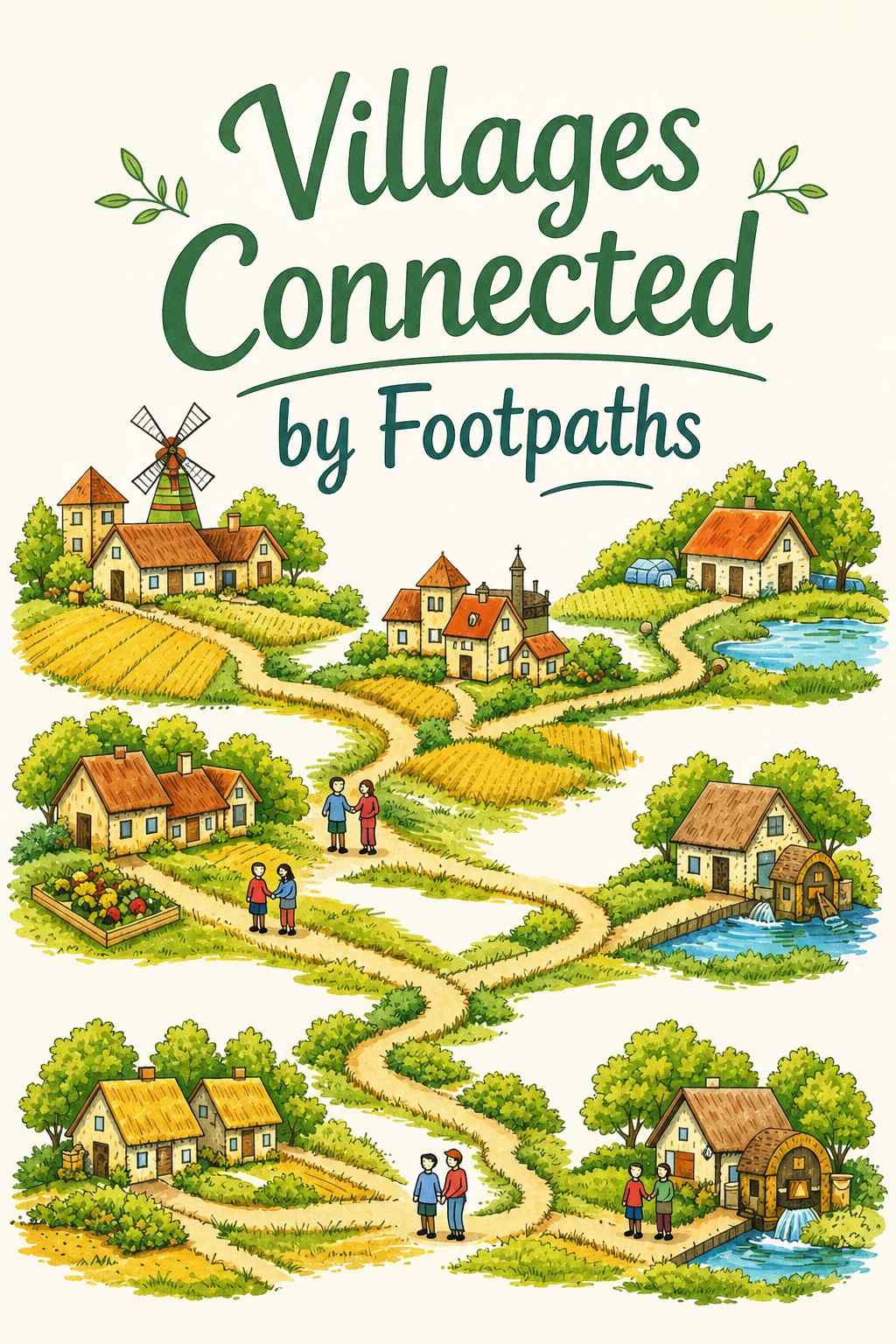 Cover of Villages Connected by Footpaths
