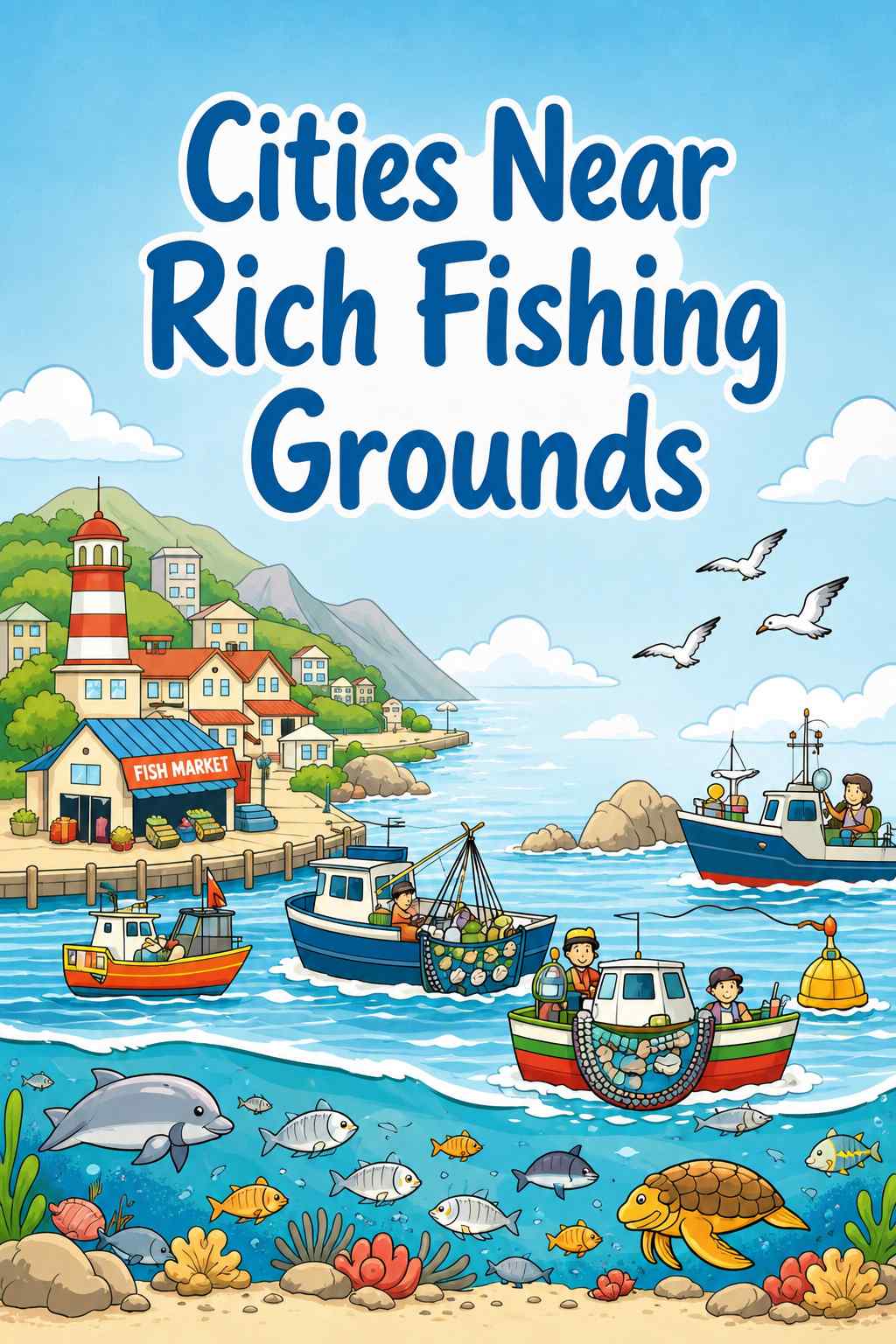 Cover of Cities Near Rich Fishing Grounds