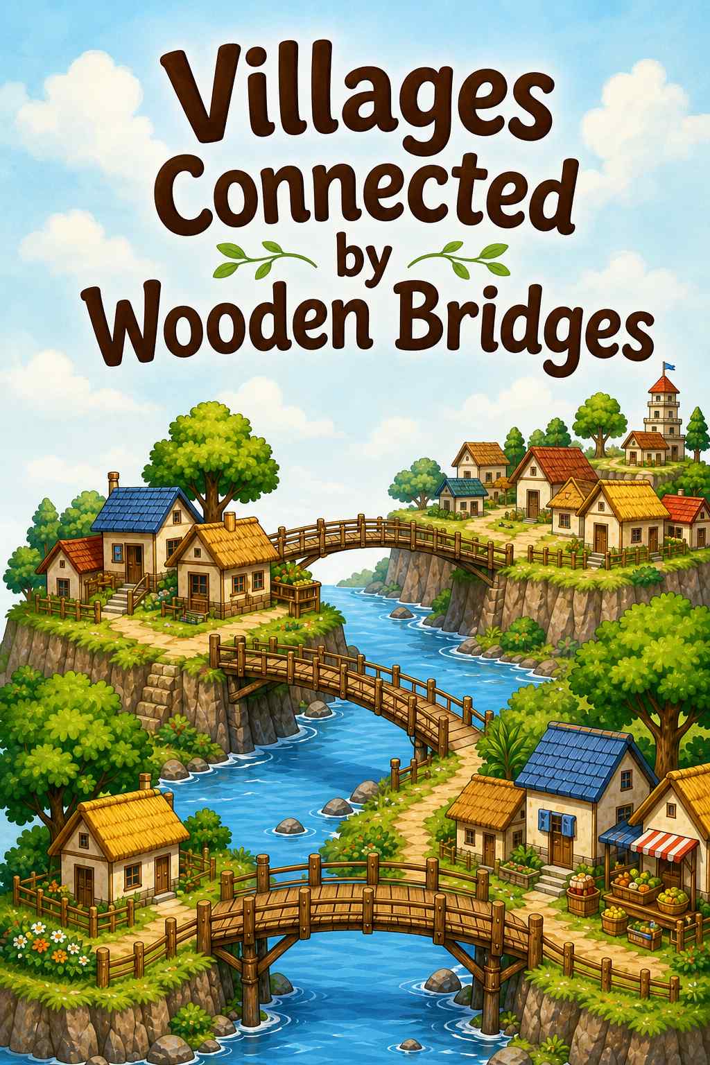 Cover of Villages Connected by Wooden Bridges