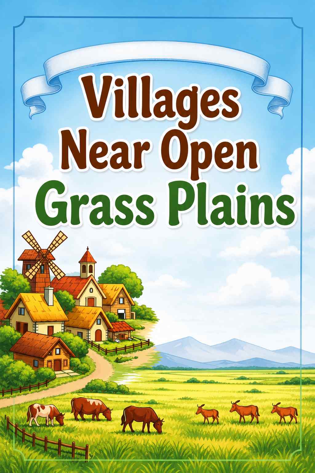 Cover of Villages Near Open Grass Plains