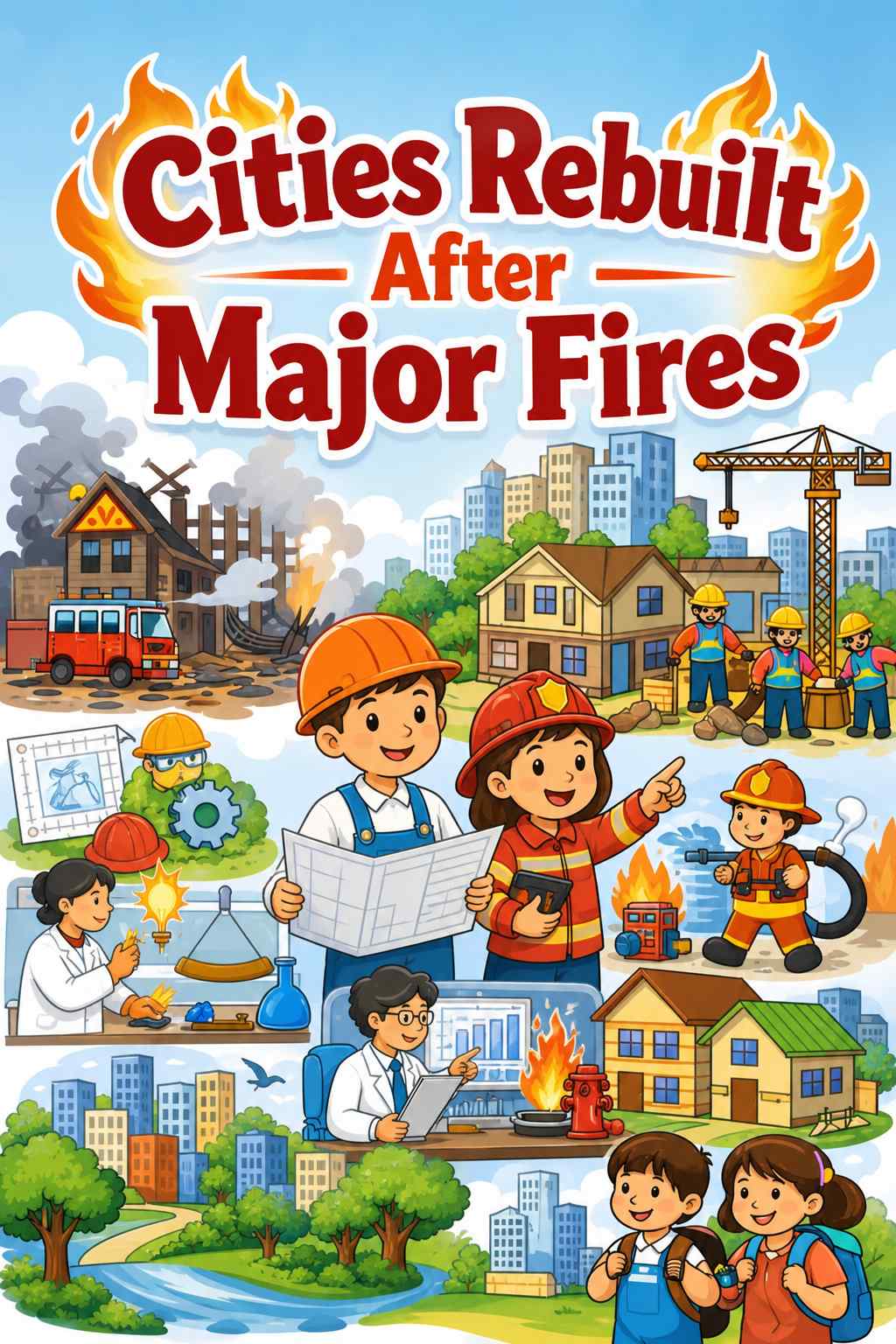 Cover of Cities Rebuilt After Major Fires