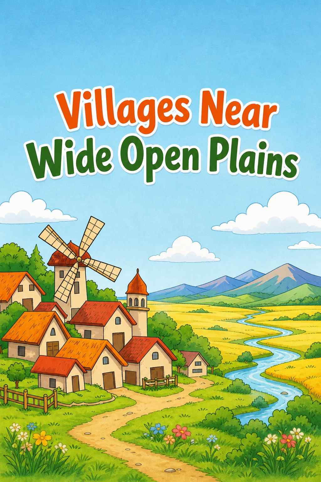 Cover of Villages Near Wide Open Plains