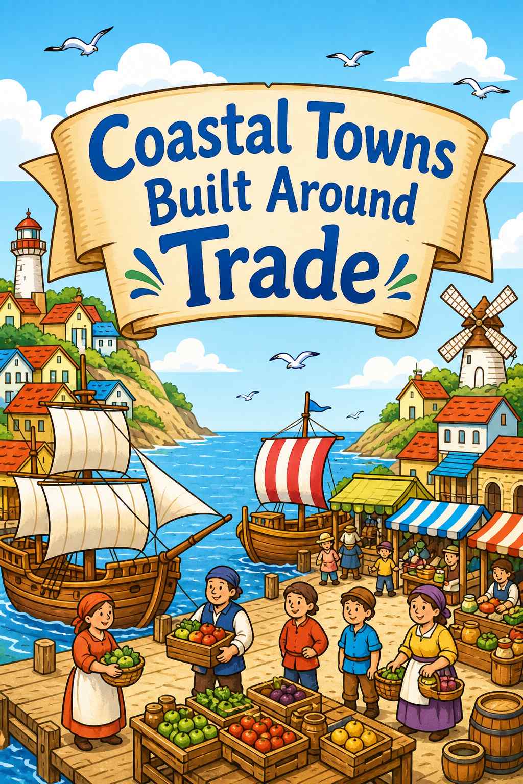 Cover of Coastal Towns Built Around Trade