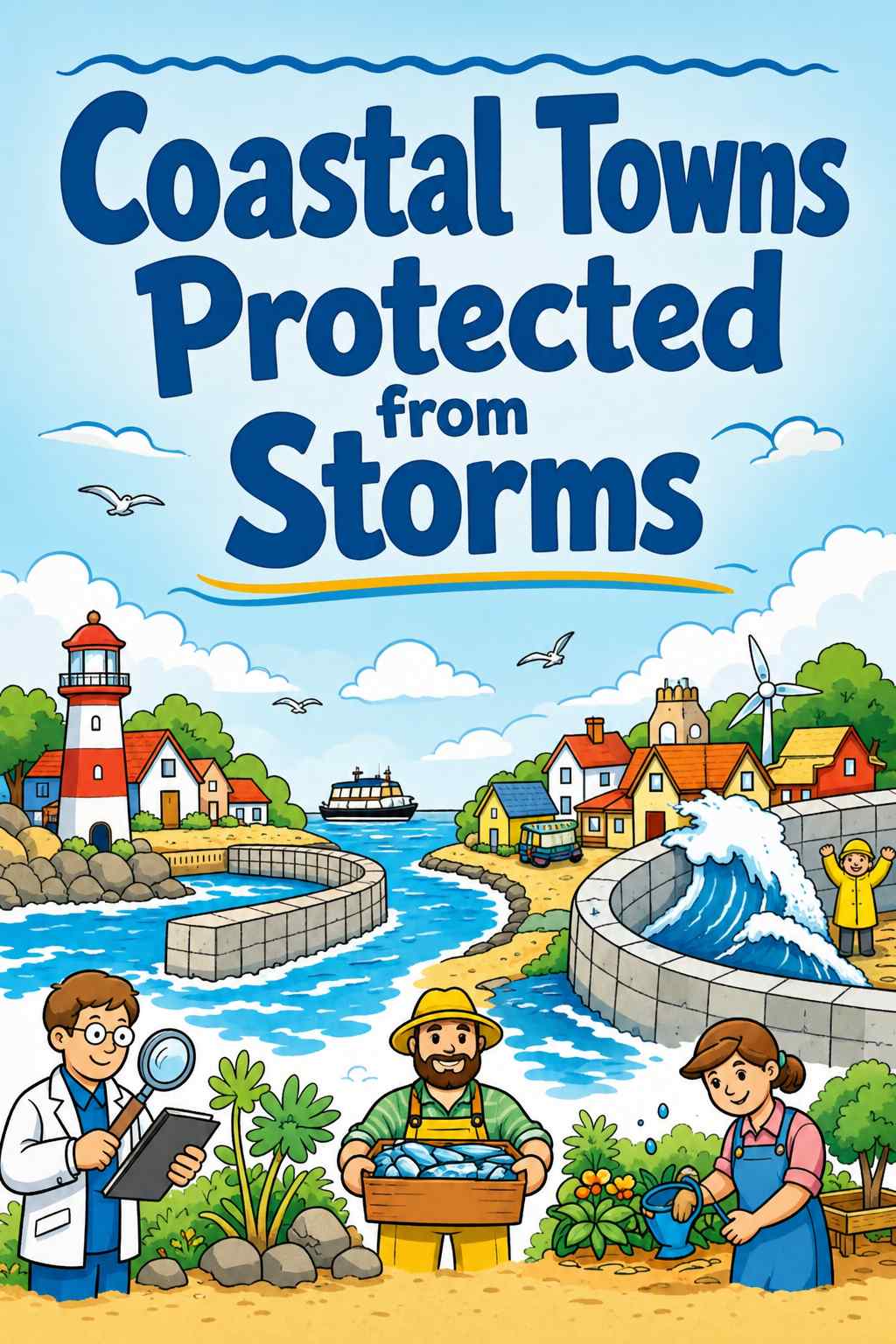 Cover of Coastal Towns Protected from Storms